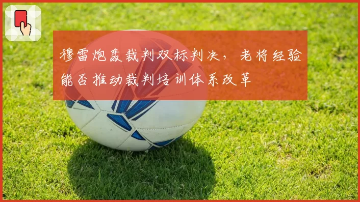 穆雷炮轰裁判双标判决，老将经验能否推动裁判培训体系改革